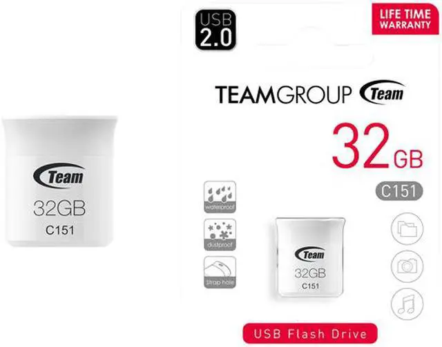 Alt view image 3 of 3 - Team C151 32GB USB Flash Drive TC15132GB01