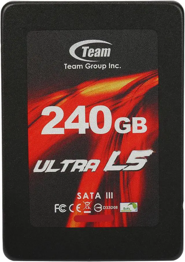 Alt view image 3 of 5 - Team Group Ultra L5 2.5" 240GB SATA III MLC Internal Solid State Drive (SSD) T253L5240GMC101