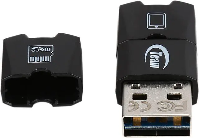 Alt view image 4 of 6 - Team 128GB microSDXC Flash Card with OTG/USB reader Model TUSDX128GUHS36