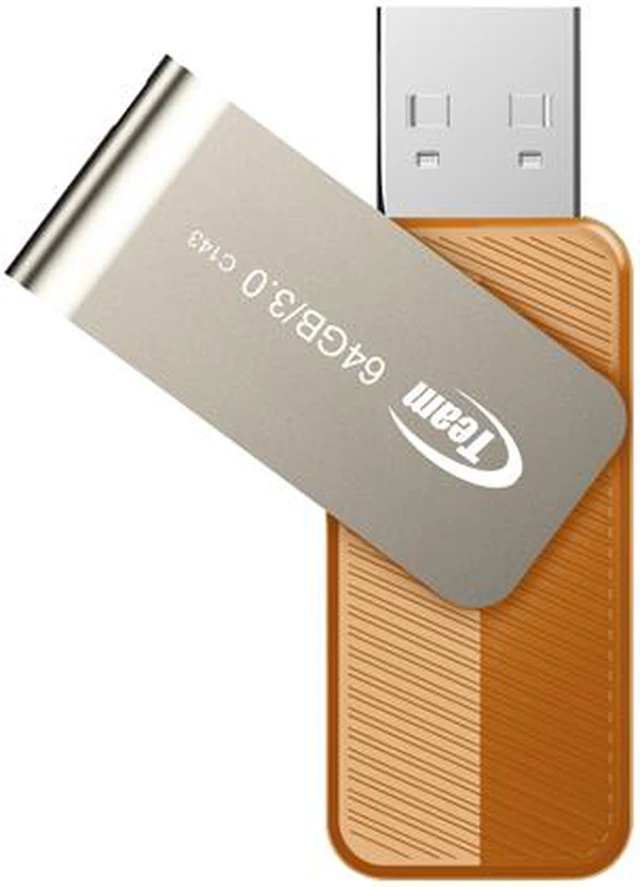 Alt view image 2 of 3 - Team Group 64GB C143 USB 3.0 Flash Drive (TC143364GN01)
