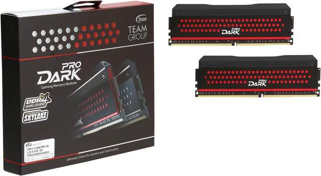 Alt view image 3 of 3 - Team Dark Pro 16GB (2 x 8GB) DDR4 3000 (PC4 24000) Desktop Memory Model TDPRD416G3000HC15ADC01
