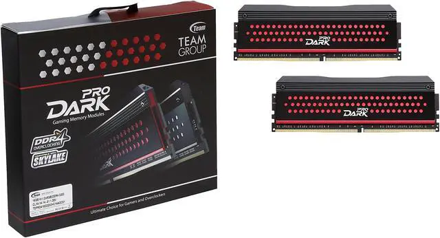 Team Dark Pro 16GB (2 x 8GB) DDR4 3200 (PC4 25600) Desktop Memory