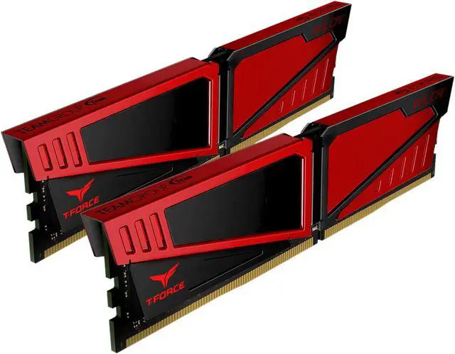 Alt view image 2 of 3 - Team T-Force Vulcan 16GB (2 x 8GB) DDR4 3000 (PC4 24000) Memory (Desktop Memory) Model TLRED416G3000HC16CDC01