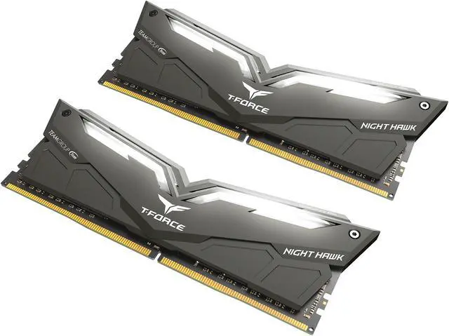 Alt view image 2 of 4 - Team T-Force Night Hawk 16GB (2 x 8GB) DDR4 3000 (PC4 24000) Memory (Desktop Memory) Model THWD416G3000HC16CDC01