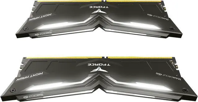 Alt view image 3 of 4 - Team T-Force Night Hawk 16GB (2 x 8GB) DDR4 3000 (PC4 24000) Memory (Desktop Memory) Model THWD416G3000HC16CDC01