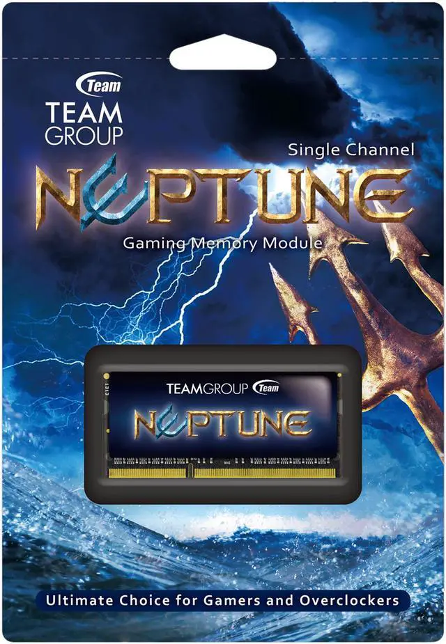 Alt view image 3 of 3 - Team Neptune 8GB 204-Pin DDR3 SO-DIMM DDR3L 1600 (PC3L 12800) Memory (Notebook Memory) Model TND3L8G1600HC9-S01