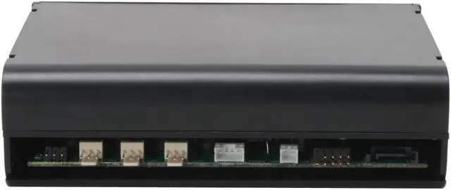 Alt view image 4 of 6 - AeroCool FP-01 55-in-1 Card Reader w/Flip-up LCD Screen