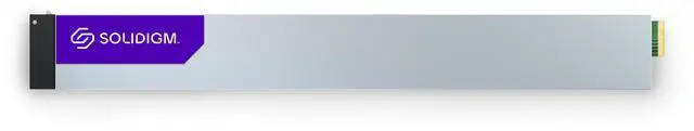 Alt view image 2 of 3 - Solidigm Solid State Drive D7-P5520 Series (15.36TB, EDSFF L 9.5mm PCIe 4.0 x4, 3D4, TLC) Generic No Opal Single Pack Data Center / Server / Internal SSD (SSDPFWKX153T1N1)