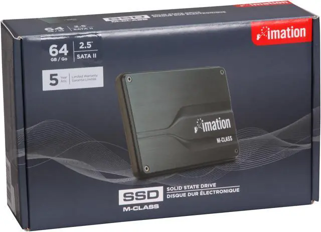 Alt view image 6 of 6 - Imation M-Class 2.5" 64GB SATA II MLC Internal Solid State Drive (SSD) 27510