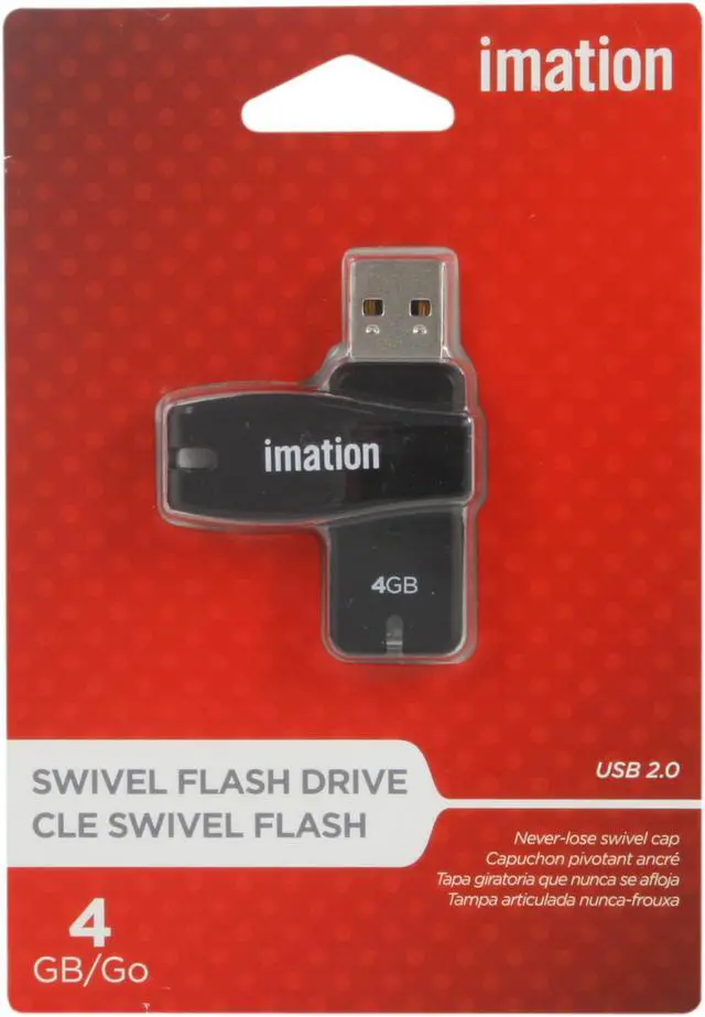 Alt view image 6 of 6 - Imation Swivel 4GB USB 2.0 Swivel Flash Drive 18385