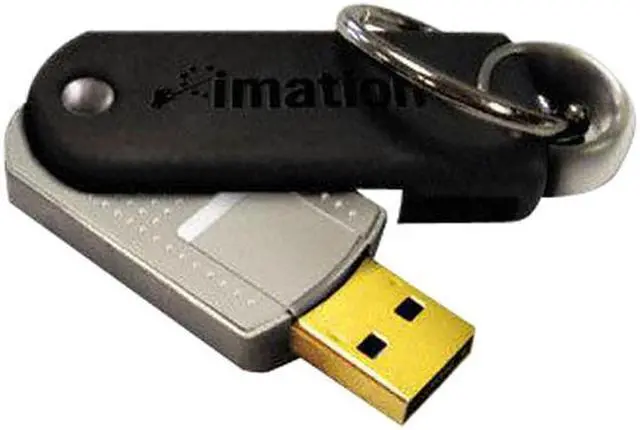 Alt view image 2 of 2 - Imation Pivot 16GB USB 2.0 Pivot Flash Drive 256bit AES Encryption 27126