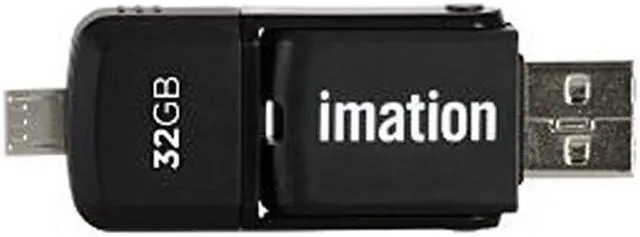 Alt view image 2 of 4 - Imation 2-in-1 Micro USB Flash Drive