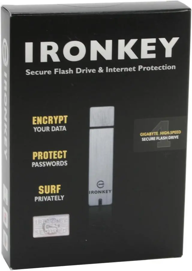 Alt view image 7 of 7 - IronKey 4GB Flash Drive (USB2.0 Portable) Hardware-based encryption D20402A
