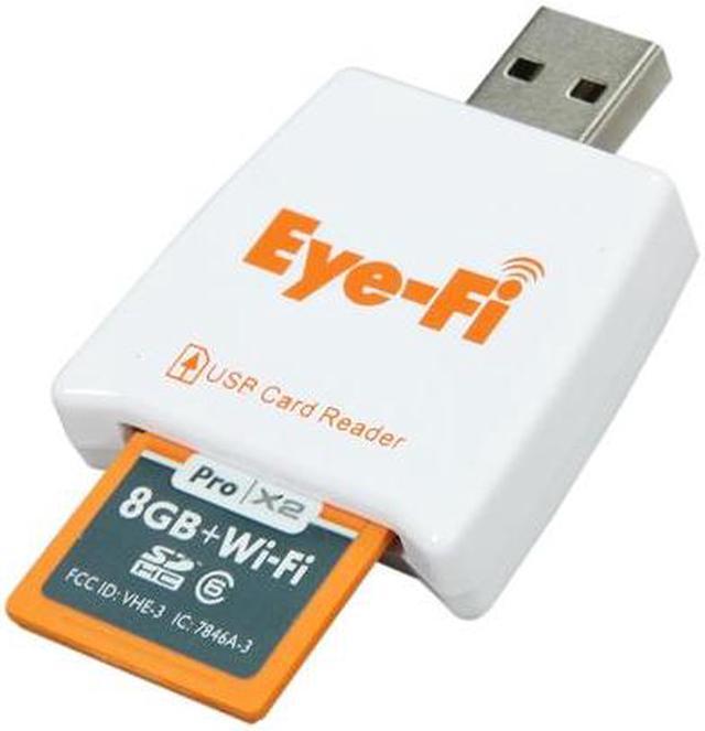 Main image of Eye-Fi Pro X2 8GB Secure Digital High-Capacity (SDHC) Wi-Fi Flash Card Model EYEFI8PC