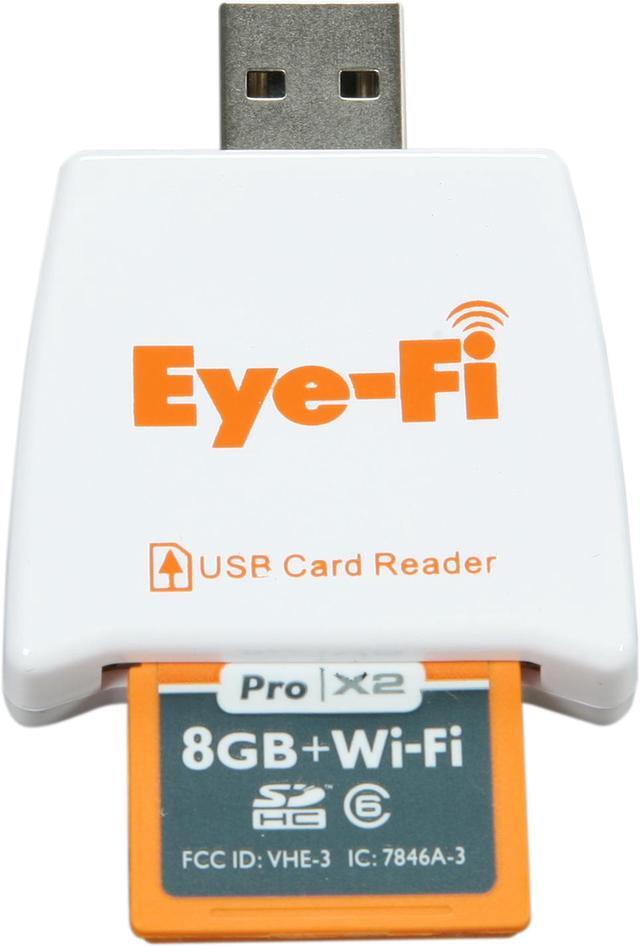 Alt view image 2 of 9 - Eye-Fi Pro X2 8GB Secure Digital High-Capacity (SDHC) Wi-Fi Flash Card Model EYEFI8PC