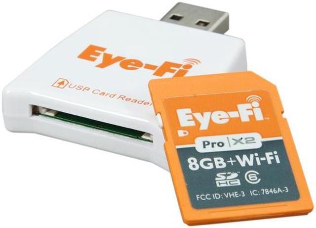 Alt view image 5 of 9 - Eye-Fi Pro X2 8GB Secure Digital High-Capacity (SDHC) Wi-Fi Flash Card Model EYEFI8PC