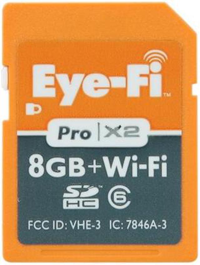 Alt view image 6 of 9 - Eye-Fi Pro X2 8GB Secure Digital High-Capacity (SDHC) Wi-Fi Flash Card Model EYEFI8PC