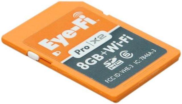 Alt view image 7 of 9 - Eye-Fi Pro X2 8GB Secure Digital High-Capacity (SDHC) Wi-Fi Flash Card Model EYEFI8PC