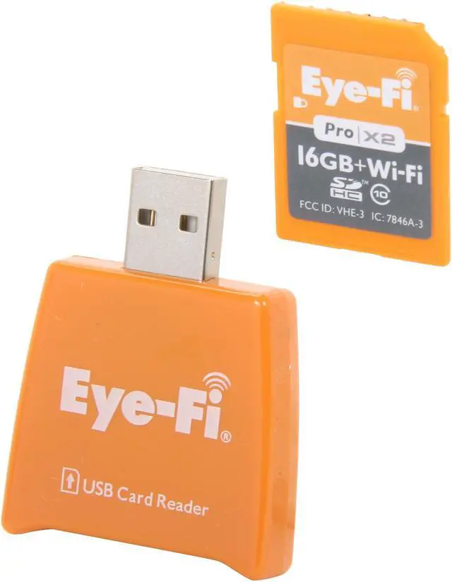 Main image of Eye-Fi Pro X2 16GB Wireless Flash Memory Wireless Flash Memory Card Model EYE-FI-16PC-FF