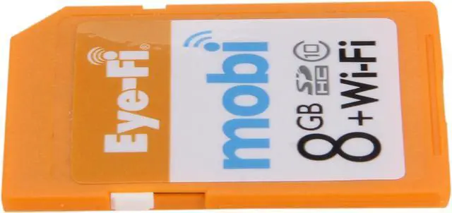 Alt view image 4 of 5 - Eye-fi Mobi 8GB Wireless SDHC Card