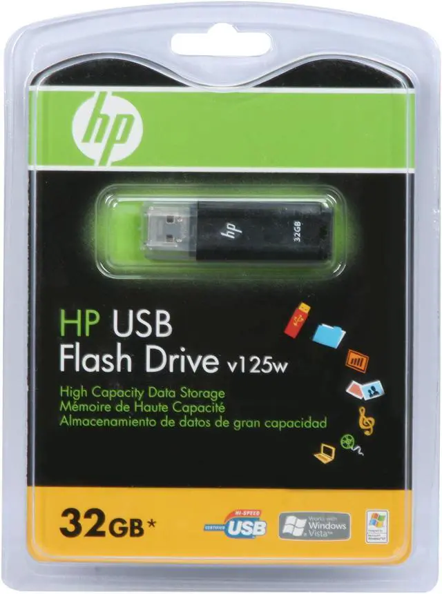 Alt view image 4 of 4 - HP 32GB Flash Drive (USB2.0 Portable) P-FD32GHP125-GE