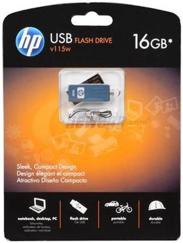 Alt view image 4 of 4 - HP 115 series 16GB USB 2.0 Flash Drive P-FD16GB-HP115W-EF