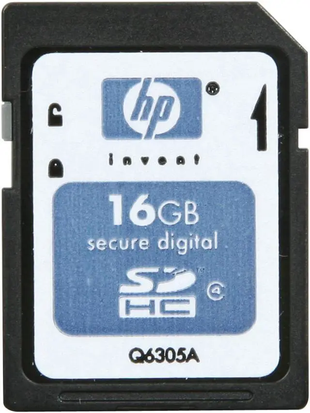 Main image of HP 16GB Secure Digital High-Capacity (SDHC) Flash Card Model Q6305A-EF