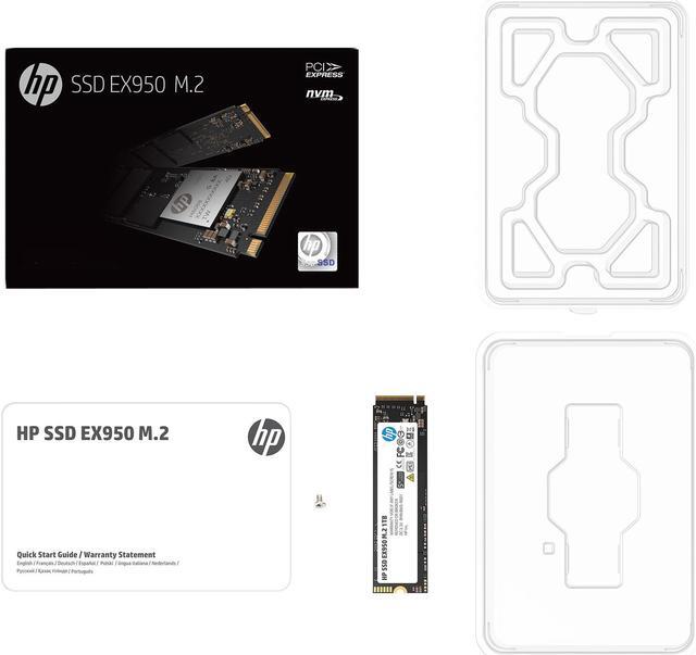 Alt view image 5 of 5 - HP EX950 M.2 2280 1TB PCle Gen3 x4, NVMe1.3 3D NAND Internal Solid State Drive (SSD) 5MS23AA#ABC