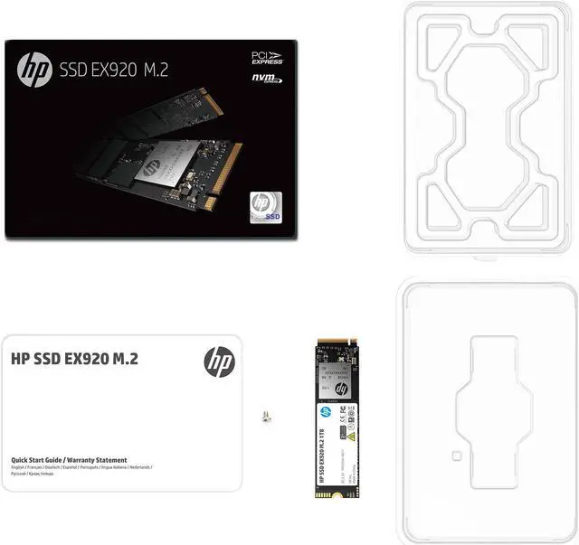 Alt view image 5 of 5 - HP EX920 M.2 512GB PCIe 3.0 x4 NVMe 3D TLC NAND Internal Solid State Drive (SSD) 2YY46AA#ABC