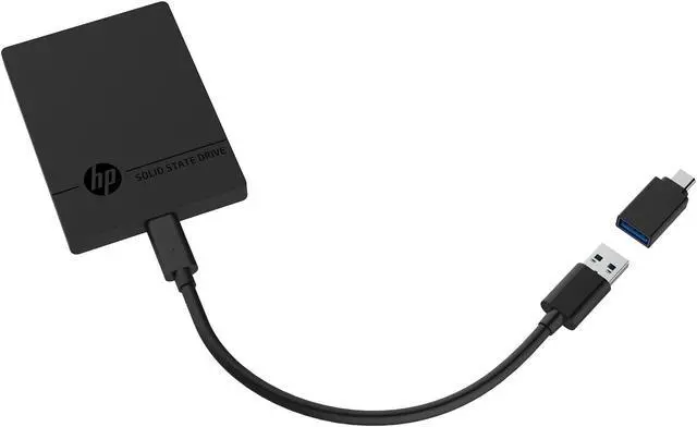 Alt view image 5 of 8 - HP P600 500GB USB 3.1 Gen2 Type-C External Solid State Drive