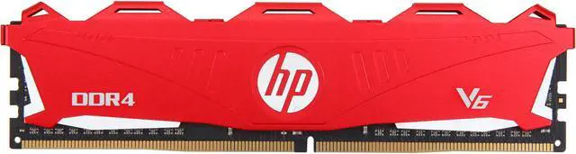 Main image of HP V6 8GB 288-Pin DDR4 SDRAM DDR4 2666 (PC4 21300) Desktop Memory Model 7EH61AA#ABC (RED)