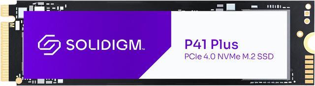 Solidigm P41 Plus 512GB M.2 2280 PCIe 4.0 NVMe Gen4 Internal Solid