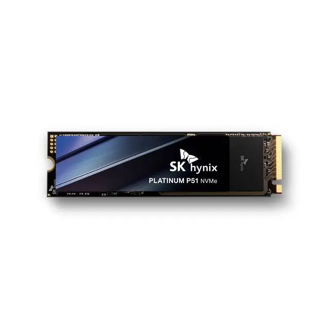 Alt view image 2 of 9 - SK hynix Platinum P51 1TB PCIe Gen5 NVMe M.2 2280 Internal SSD I Up to 14,700 MB/s Read, 13,400 MB/s Write I Powered by 238-Layer NAND Flash