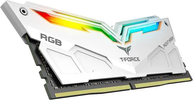 Alt view image 2 of 4 - Team T-Force Night Hawk RGB 16GB (2 x 8GB) DDR4 3200 (PC4 25600) Desktop Memory Model TF2D416G3200HC16CDC01