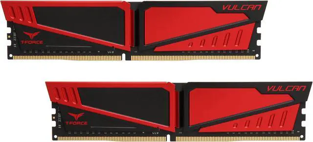 Main image of Team T-Force Vulcan 16GB (2 x 8GB) DDR4 3200 (PC4 25600) Desktop Memory Model TLRED416G3200HC16CDC01