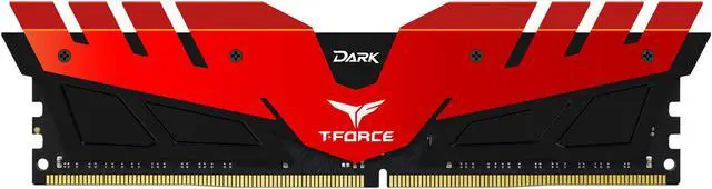 Alt view image 2 of 5 - Team T-Force DARK 16GB DDR4 2666 (PC4 21300) Desktop Memory Model TDRED416G2666HC15B01