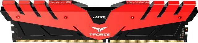 Main image of Team T-Force DARK 16GB DDR4 2666 (PC4 21300) Desktop Memory Model TDRED416G2666HC15B01