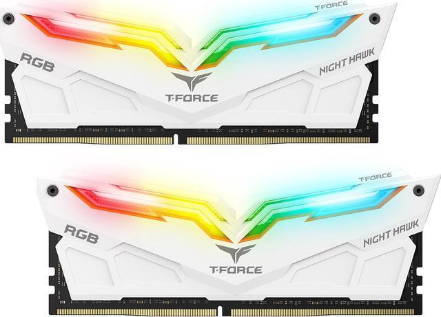 Main image of Team T-Force Night Hawk RGB 16GB (2 x 8GB) DDR4 4000 (PC4 32000) Desktop Memory Model TF2D416G4000HC18EDC01
