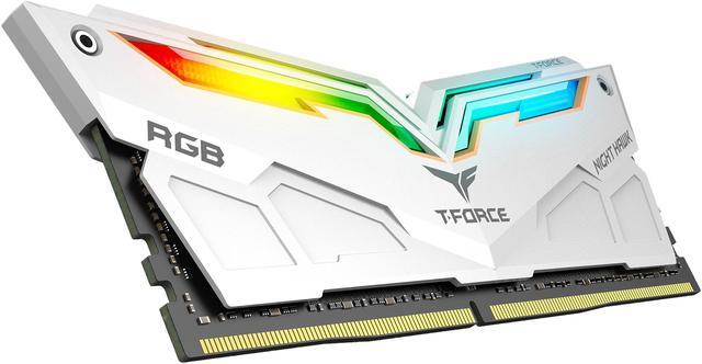 Alt view image 2 of 4 - Team T-Force Night Hawk RGB 16GB (2 x 8GB) DDR4 4000 (PC4 32000) Desktop Memory Model TF2D416G4000HC18EDC01