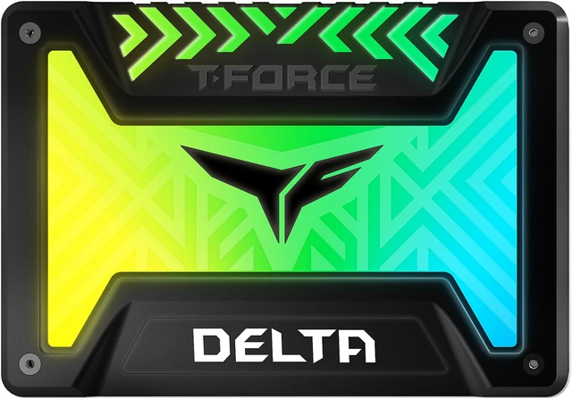 Alt view image 2 of 7 - Team Group T-FORCE DELTA RGB SSD 2.5" 250GB SATA III Internal RGB Solid State Drive (For MB with 5V ADD Header)