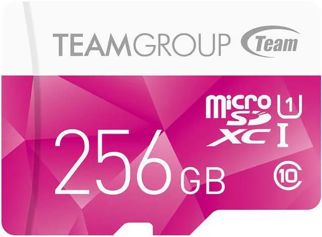 Main image of Team Group 256GB Color microSDXC UHS-I/U1 Class 10 Memory Card with Adapter, Speed Up to 80MB/s (TCUSDX256GUHS46)
