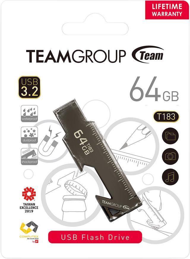 TEAM 64GB T183 USB 3.1 Flash Drive - Newegg.com