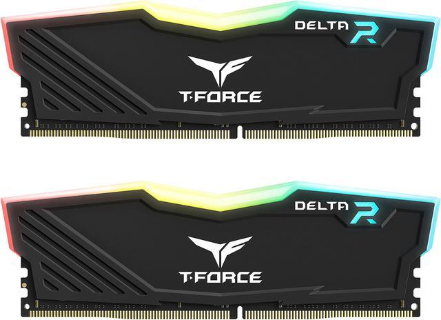 Main image of Team T-Force Delta RGB 16GB (2 x 8GB) 288-Pin PC RAM DDR4 3200 (PC4 25600) Desktop Memory Model TF3D416G3200HC16CDC01