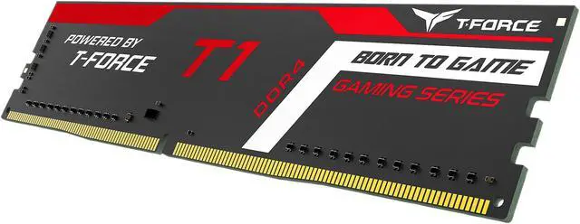 Alt view image 2 of 3 - Team T-FORCE T1 16GB (2 x 8GB) DDR4 2400 (PC4 19200) Desktop Memory Model TTD416G2400C15BDC01