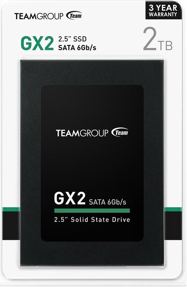 Team Group GX2 2.5 2TB SATA III Internal Solid State Drive (SSD)  T253X2002T0C101 