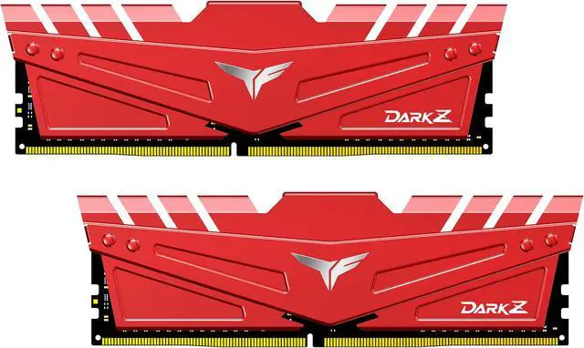Main image of Team T-FORCE DARK Z 16GB (2 x 8GB) 288-Pin PC RAM DDR4 3200 (PC4 25600) Desktop Memory Model TDZRD416G3200HC16CDC01
