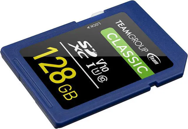 Alt view image 2 of 3 - Team Group 128GB Classic SD Card U1 V10 C10 Card Read/Write Speed Up to 80/15MB/s (TSDXC128GIV1001)