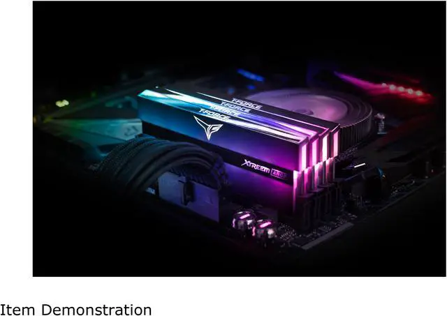 Alt view image 6 of 7 - Team T-Force XTREEM ARGB 16GB (2 x 8GB) 288-Pin PC RAM DDR4 3200 (PC4 25600) Desktop Memory Model TF10D416G3200HC14BDC01