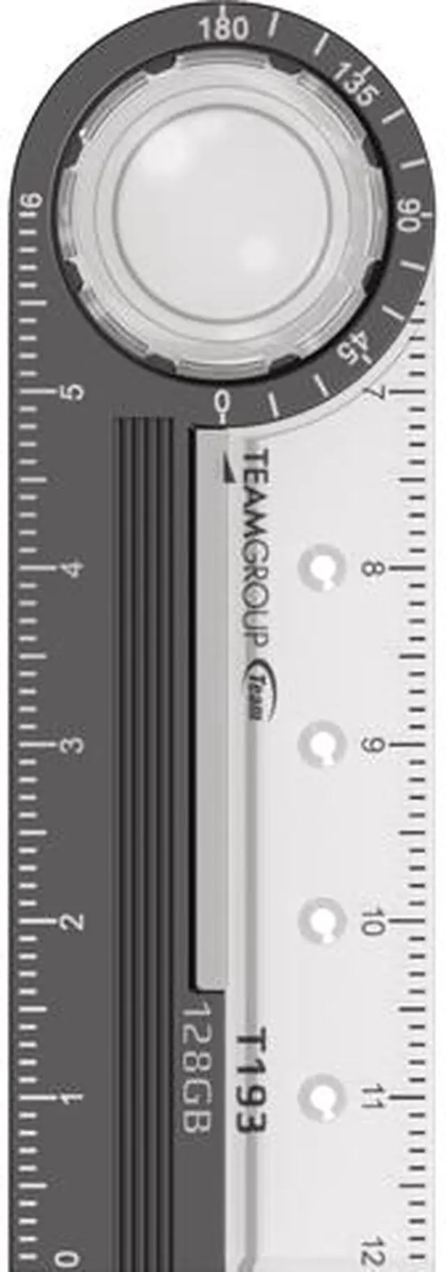 Main image of Team Group 128GB T193 Stationery USB Flash Drive, Speed Up to 90MB/s (TT193128GF01)