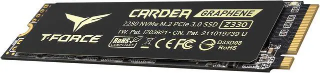 Alt view image 3 of 5 - Team Group T-FORCE CARDEA ZERO Z330 M.2 2280 1TB PCIe Gen3 x4 with NVMe 1.3 Internal Solid State Drive (SSD) TM8FP8001T0C311